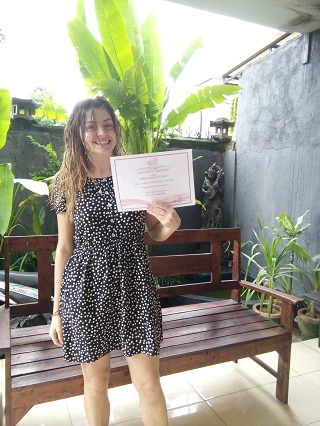 Reeva Bali Spa School Student